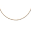 Thumbnail Image 0 of Semi-Solid Figaro Choker Necklace 14K Yellow Gold 16"