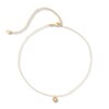 Thumbnail Image 1 of Dangling Bead Choker Necklace 10K Yellow Gold 16&quot;