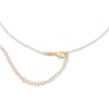 Thumbnail Image 1 of Dangling Bead Choker Necklace 10K Yellow Gold 16"