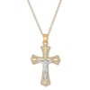 Thumbnail Image 1 of Crucifix Necklace 10K Two-Tone Gold 18&quot;