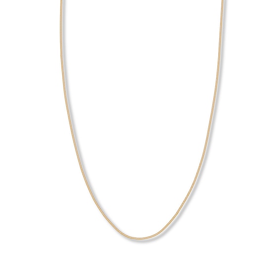 Snake Chain Hollow 14K Yellow Gold 20"