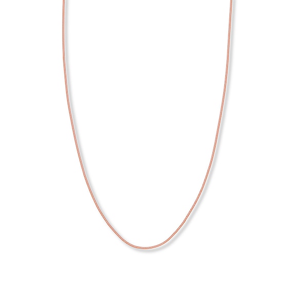 Snake Chain Hollow 14K Rose Gold 16"