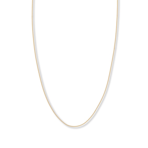 Snake Chain Hollow 14K Yellow Gold 16"