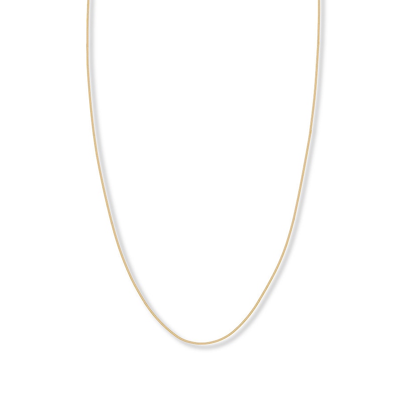 Main Image 1 of Snake Chain Hollow 14K Yellow Gold 16&quot;