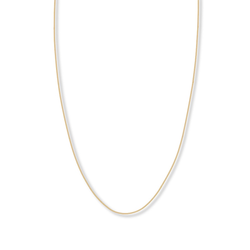 Main Image 1 of Snake Chain Hollow 14K Yellow Gold 18&quot;