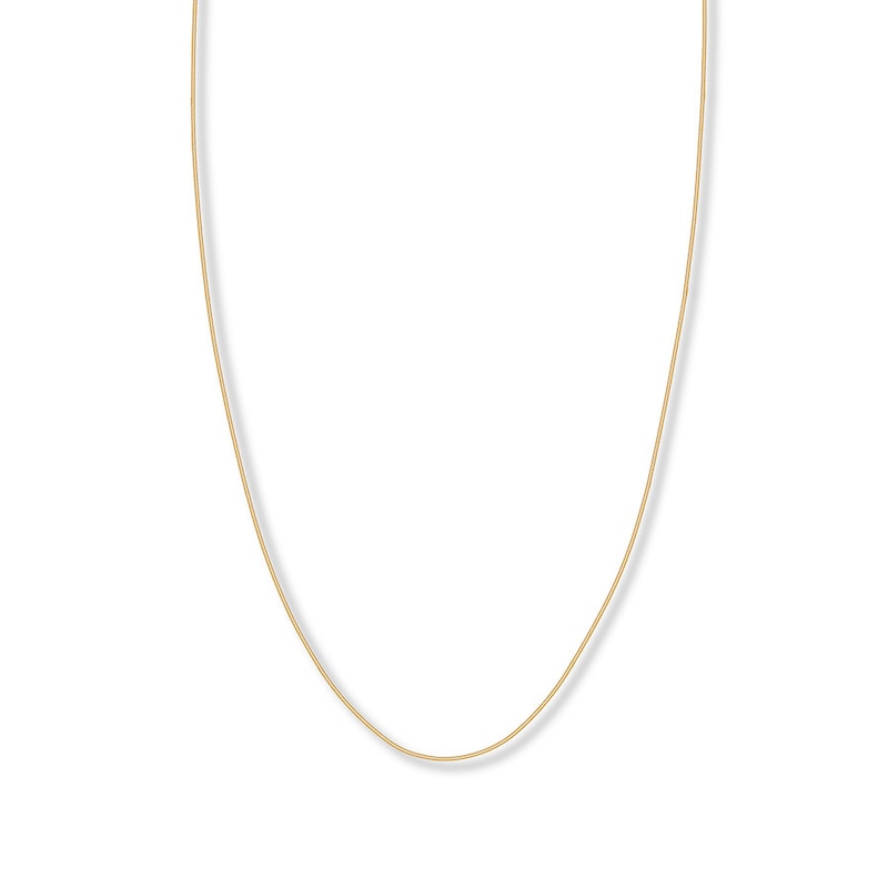 Main Image 1 of Snake Chain Hollow 14K Yellow Gold 20&quot;