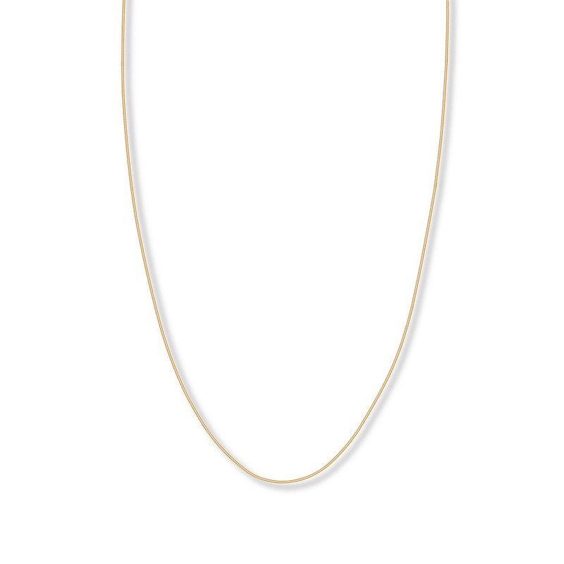 Main Image 1 of Snake Chain Hollow 14K Yellow Gold 24&quot;