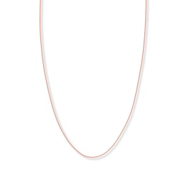 Snake Chain Hollow 14K Rose Gold 18"