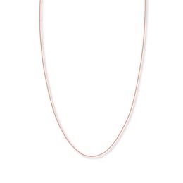 Snake Chain Hollow 14K Rose Gold 20"