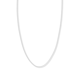 Snake Chain Necklace Hollow 14K White Gold 20"