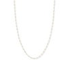 Thumbnail Image 1 of Beaded Cable Chain Necklace Solid 14K Two-Tone Gold 18&quot;