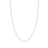 Thumbnail Image 1 of Beaded Curb Chain Necklace Solid 14K Yellow Gold 18&quot;