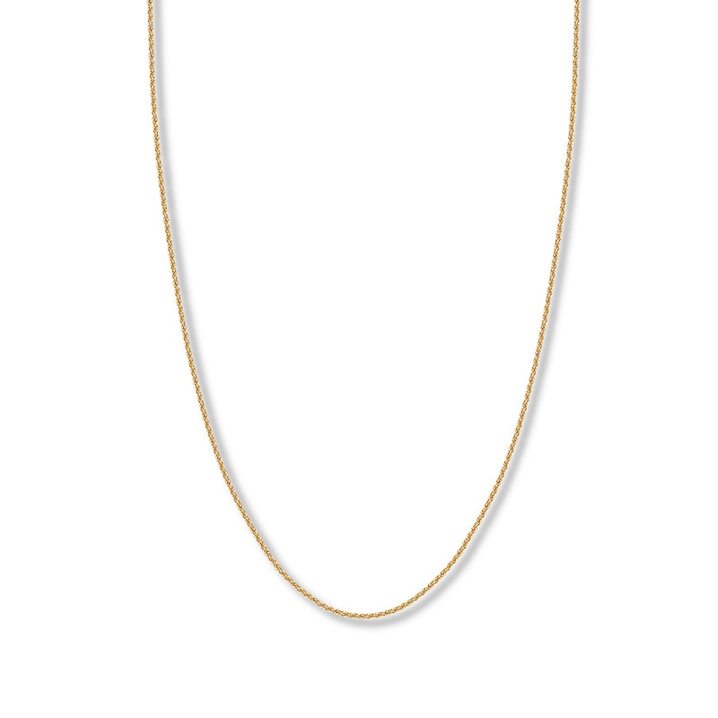 14kt Yellow Gold 2mm Cable Chain; 18 inch 