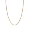Thumbnail Image 1 of Textured Rope Chain Solid 14K Yellow Gold 24&quot;