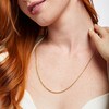 Thumbnail Image 3 of Textured Rope Chain Solid 14K Yellow Gold 24&quot;