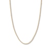 Thumbnail Image 1 of 18&quot; Textured Rope Chain Solid 14K Yellow Gold
