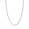 Thumbnail Image 1 of 24&quot; Textured Rope Chain Solid 14K Yellow Gold