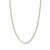 Thumbnail Image 1 of 30&quot; Textured Rope Chain Solid 14K Yellow Gold