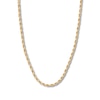 Thumbnail Image 1 of 24&quot; Textured Rope Chain Solid 14K Yellow Gold