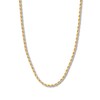 Thumbnail Image 1 of 24&quot; Textured Rope Chain Solid 14K Yellow Gold