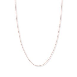18" Textured Rope Chain Solid 14K Rose Gold Appx. 1.05mm