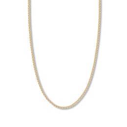 16" Rolo Chain Necklace Hollow 14K Yellow Gold Appx. 2.5mm