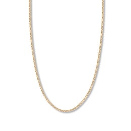 18" Rolo Chain Necklace Hollow 14K Yellow Gold Appx. 2.5mm
