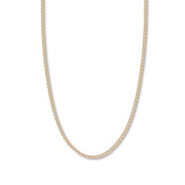 20" Rolo Chain Necklace Hollow 14K Yellow Gold Appx. 2.5mm