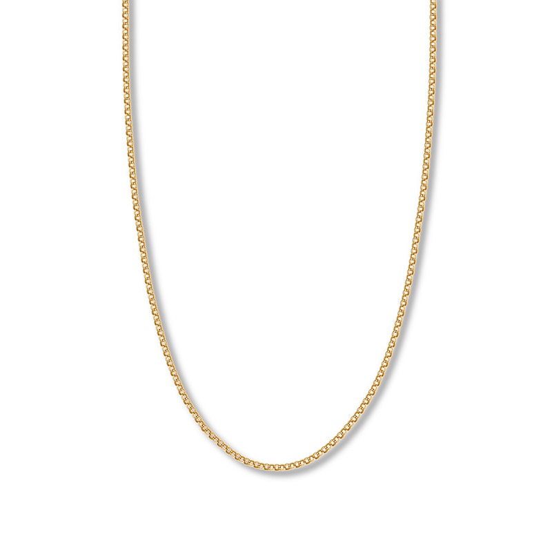 Main Image 1 of 20&quot; Rolo Chain Necklace Hollow 14K Yellow Gold Appx. 2.5mm
