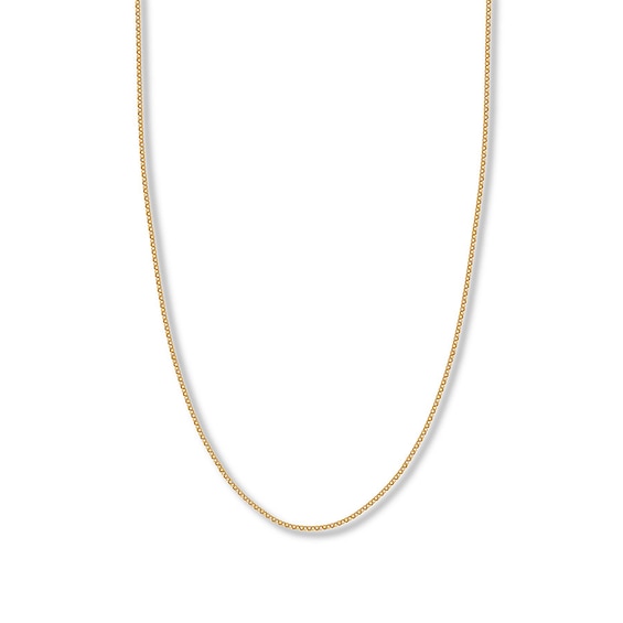16" Rolo Chain Necklace Hollow 14K Yellow Gold Appx. 1.5mm