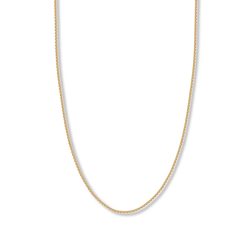 18" Hollow Rolo Chain Necklace 14K Yellow Gold Appx. 1.5mm