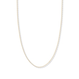 20" Forzatina Chain Necklace Solid 14K Yellow Gold Appx. 1.45mm