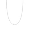 Thumbnail Image 1 of 18&quot; Forzatina Chain Necklace Solid 14K White Gold Appx. 1.45mm