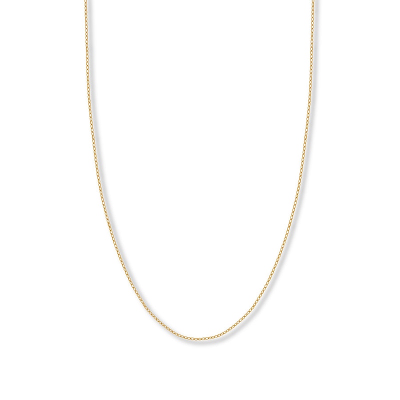 16" Solid Rolo Chain Necklace 14K Yellow Gold Appx. 1.82mm with 360