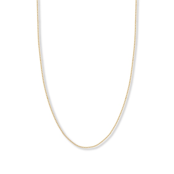 22" Rolo Chain Necklace Solid 14K Yellow Gold Appx. 1.82mm