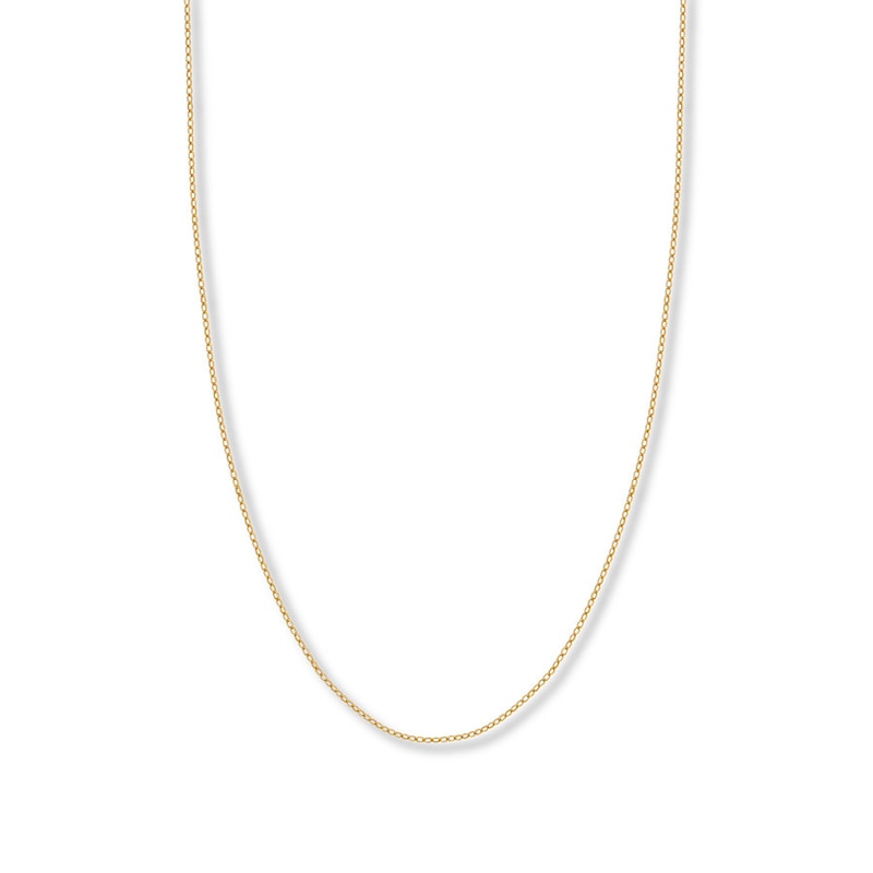 22" Solid Rolo Chain Necklace 14K Yellow Gold Appx. 1.82mm