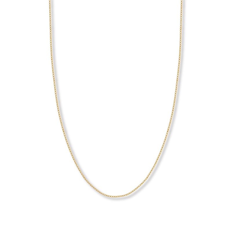 Main Image 1 of 24&quot; Rolo Chain Necklace Solid 14K Yellow Gold Appx. 1.82mm