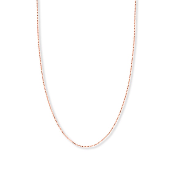 18" Rolo Chain Solid 14K Rose Gold Appx. 1.82mm