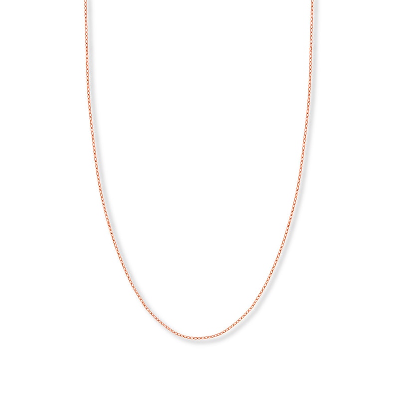 20" Solid Rolo Chain 14K Rose Gold Appx. 1.82mm