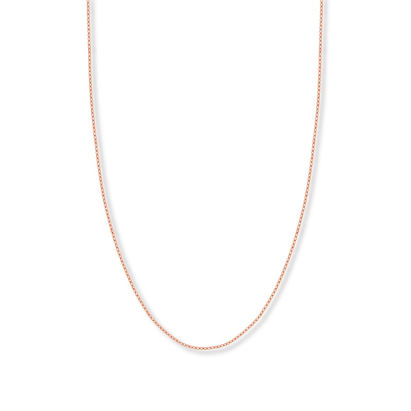 Main Image 1 of 24&quot; Rolo Chain Solid 14K Rose Gold Appx. 1.82mm