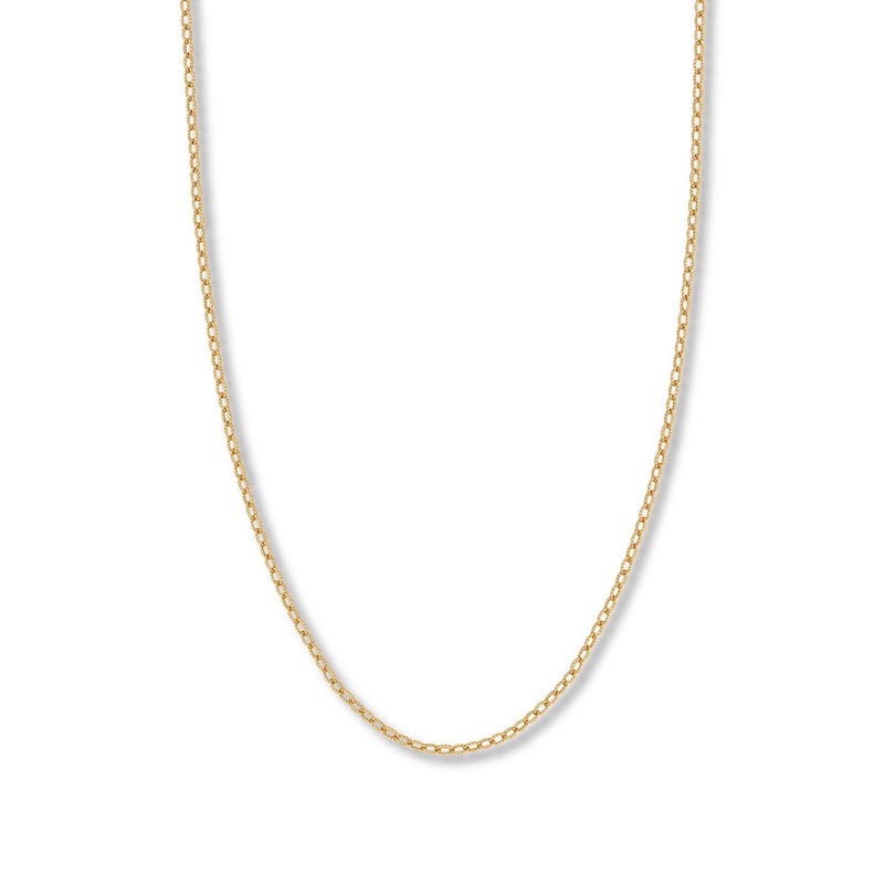 16" Solid Rolo Chain 14K Yellow Gold Appx. 2.15mm