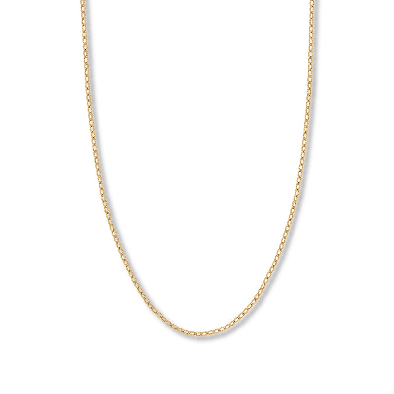 Main Image 1 of 22&quot; Rolo Chain Solid 14K Yellow Gold Appx. 2.15mm