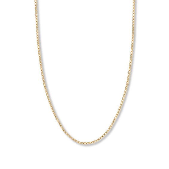 24" Rolo Chain Solid 14K Yellow Gold Appx. 2.15mm