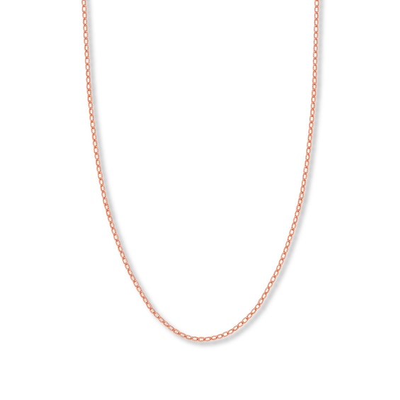20" Rolo Chain Solid 14K Rose Gold Appx. 2.15mm