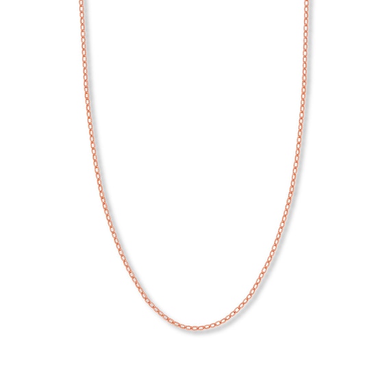 24" Rolo Chain Solid 14K Rose Gold Appx. 2.15mm