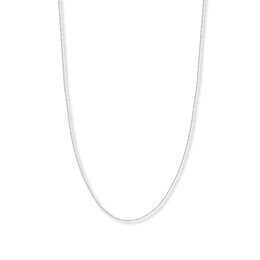 18" Singapore Chain Solid 14K White Gold Appx. 1mm