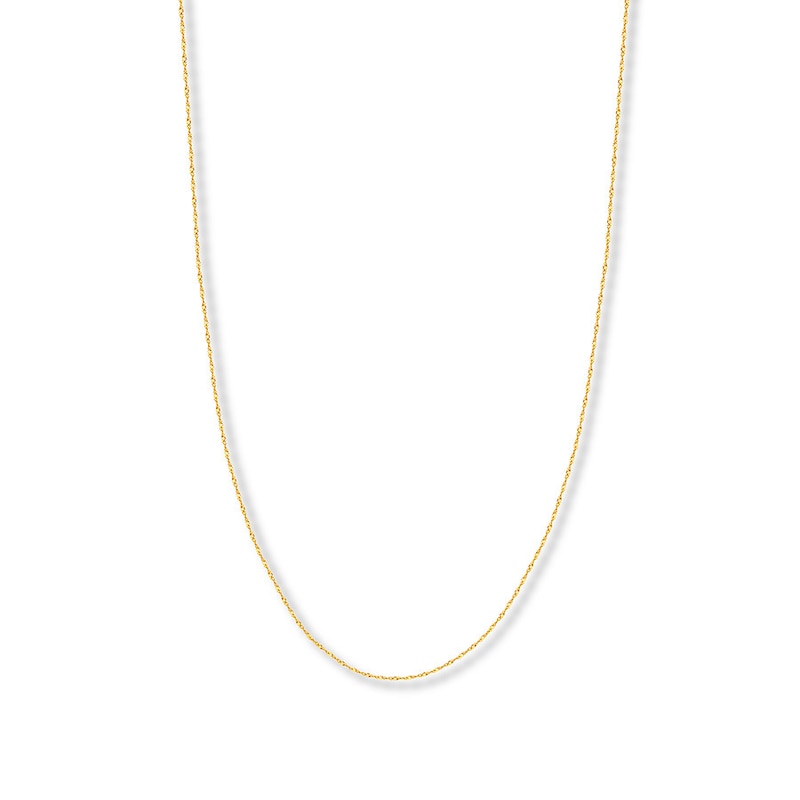 Main Image 1 of 18&quot; Singapore Chain Solid 14K Yellow Gold Appx. 1mm