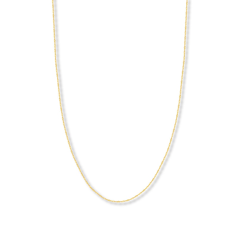 18" Solid Singapore Chain 14K Yellow Gold Appx. 1.15mm