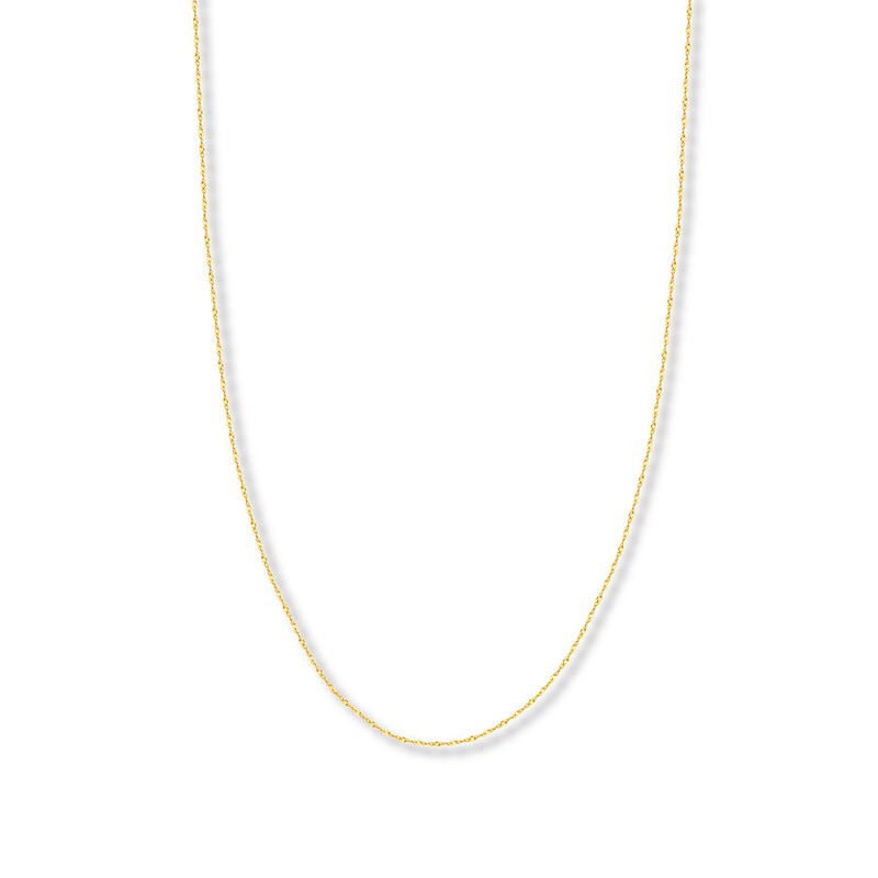 20" Solid Singapore Chain 14K Yellow Gold Appx. 1.15mm with 360