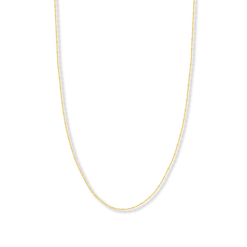 Main Image 1 of 24&quot; Singapore Chain Solid 14K Yellow Gold Appx. 1.15mm